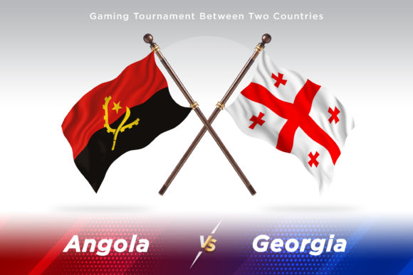 Angola Versus Georgia Two Flags