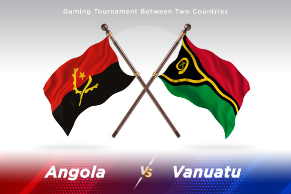 Angola Versus Vanuatu Two Flags: A Creative Design Resource