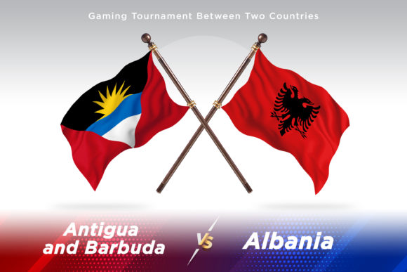 Antigua Versus Albania Two Flags: A Detailed Look at the Flag Comparison Illustration