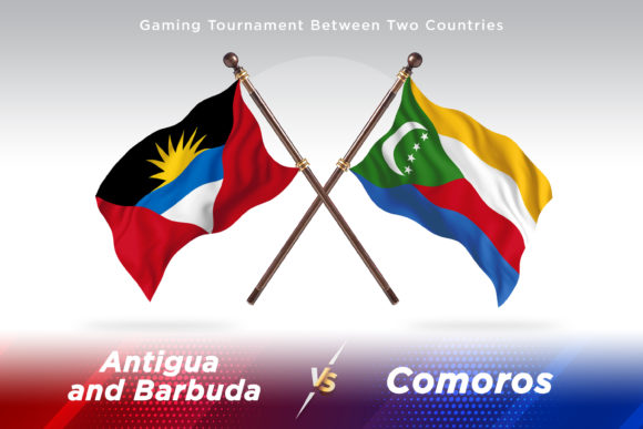 Antigua Versus Comoros Two Flags: Strategic Visual Assets for Global Branding and Design