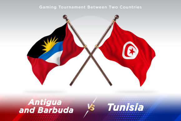 Antigua Versus Tunisia Two Flags: A Creative Design Showcase