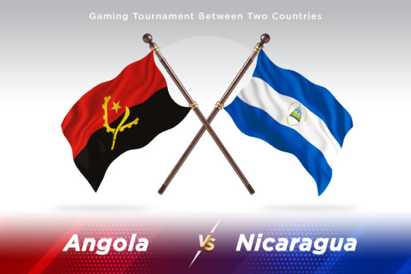 Strategic Visual Communication: Leveraging the Angola Versus Nicaragua Two Flags Illustration in Modern Design Workflows